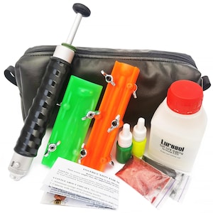 Professional Starter Set Aluminum Injector 1.5 oz / 45 ml for Soft Plastic Plastisol Fishing Bait Baits Mold Molds Form Lure Tackle Making