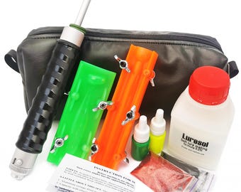 4 Oz Aluminum Plastisol Injector For Soft Plastic Fishing Lure Making - With Locking Nozzle