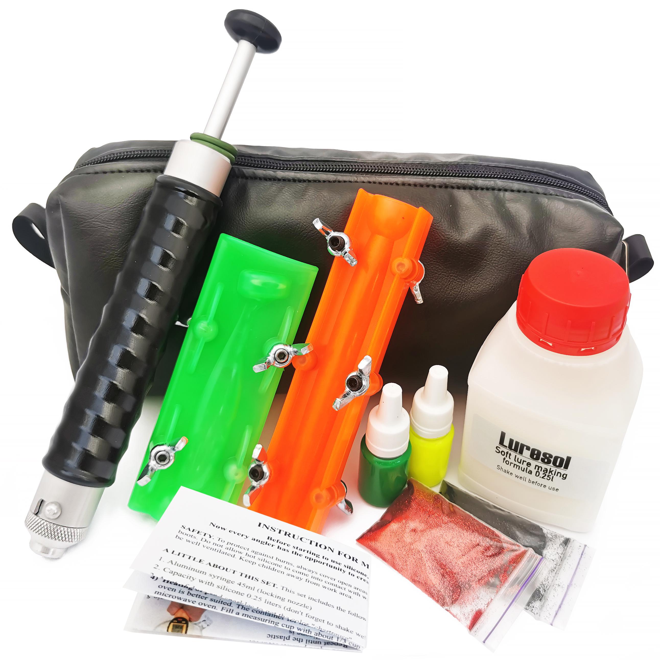 En plastique souple appât moule leurre personnalisé en plastique souple