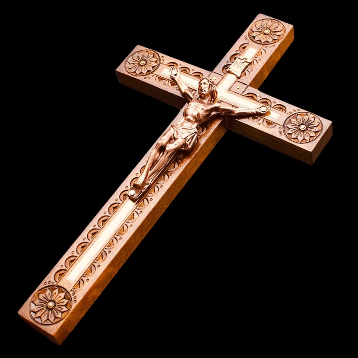 Ukrainian Unique Wooden Wall Cross Crucifix With Jesus Christ Religious Catholic Orthodox INRI NIKA Handmade Carved Gift Souvenir for Home - Etsy