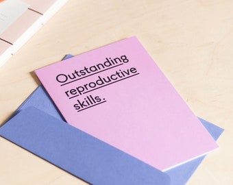 Tarjeta divertida para un nuevo bebé - Tarjeta divertida para nuevos padres - Tarjeta para bebé - Tarjeta divertida para un nuevo bebé - Tarjeta de embarazo - Tarjeta para un baby shower - Nuevo papá - Reproductiva