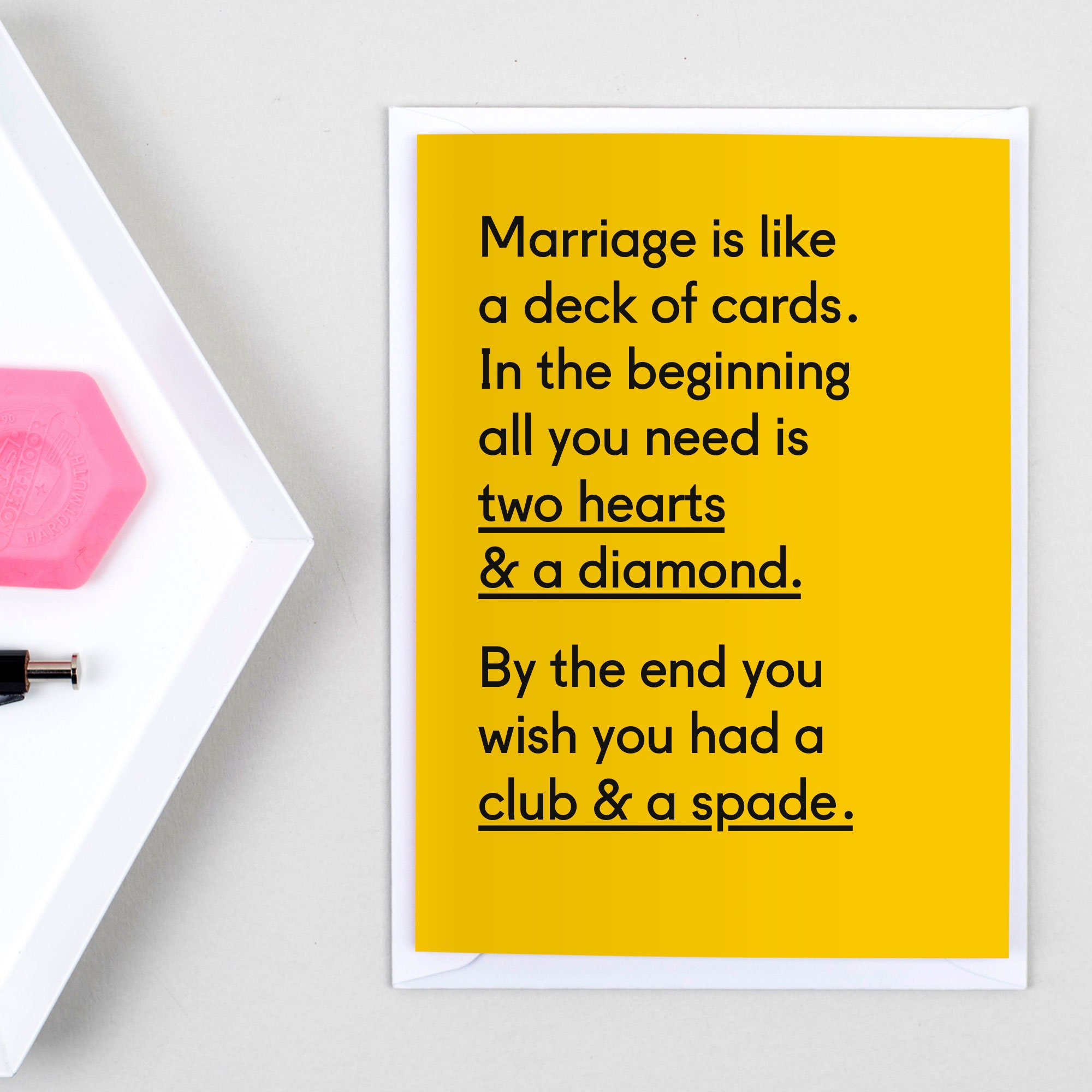 Funny wedding card Rude wedding card Marriage advice card Etsy