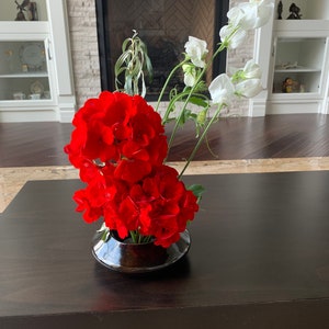Keramische Ikebana-bloemenvaas, ronde vaas, huisdecor, Ikenbana Bowl, Japans bloemstuk, handgemaakt, op een wiel gegooid, klaar om te verzenden,