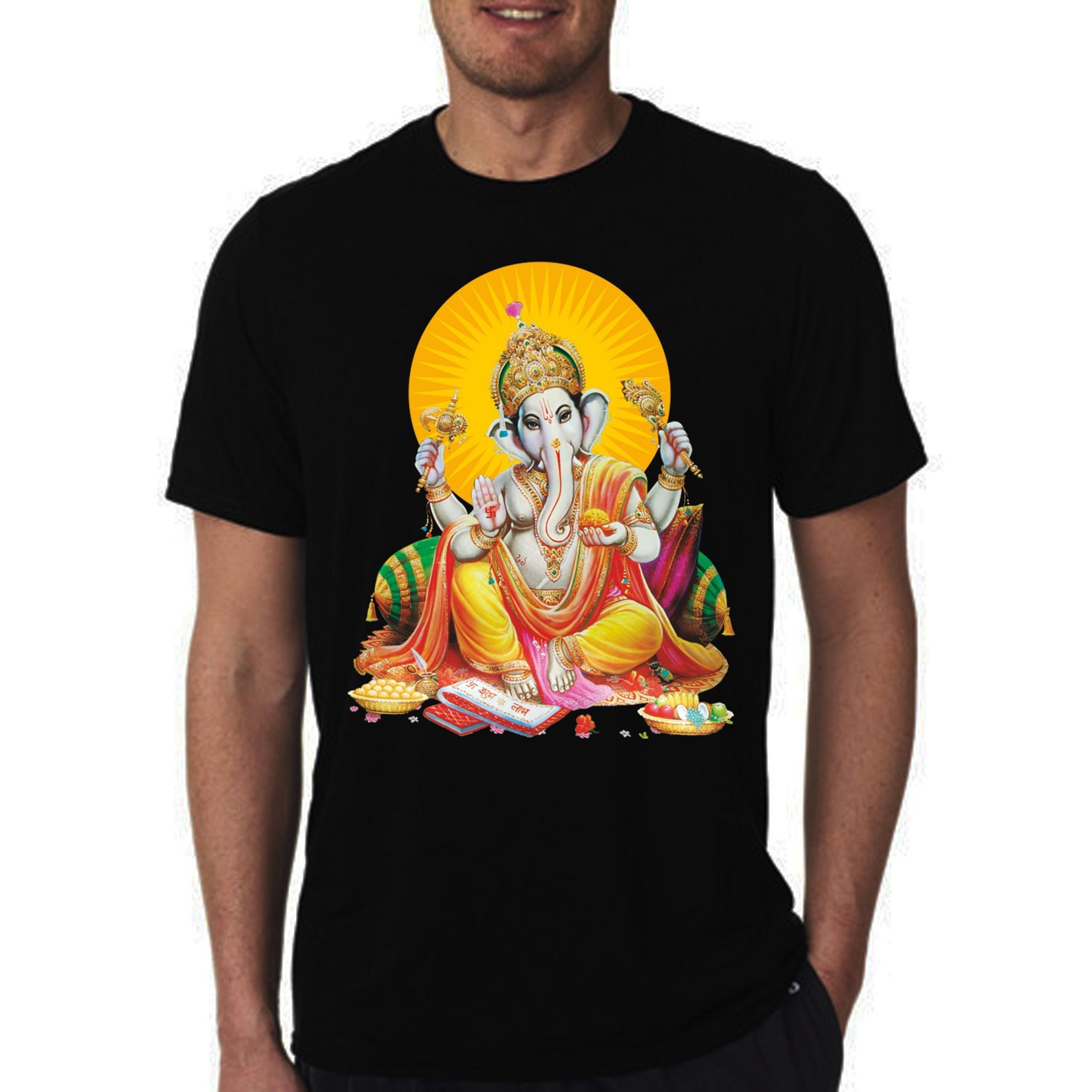 ganesh print t shirt