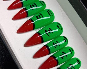 Ghoul Monster Fingers Press On Nails Set