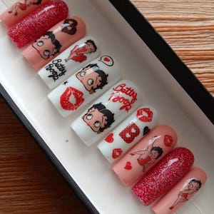 Red Dress Pin up Girl Valentines Lip and Kisses Press on Nails Set - Etsy Red Dress Pin up Girl Valentines Lip and Kisses Press on Nails Set - Etsy