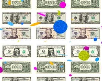 Money Money Money Nail Art Sticker Transfers 24 Per Sheet