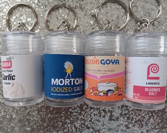 Mini Seasoning Keychain Travel Seasoning Keychains Mini Shaker Seasonings