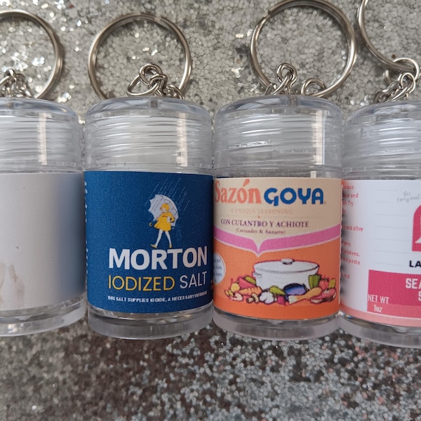Mini Seasoning Keychain Travel Seasoning Keychains Mini Shaker Seasonings