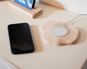 Egg Mag Muffin - Beech Wireless Charger - Magsafe - QI Fried Egg Charger