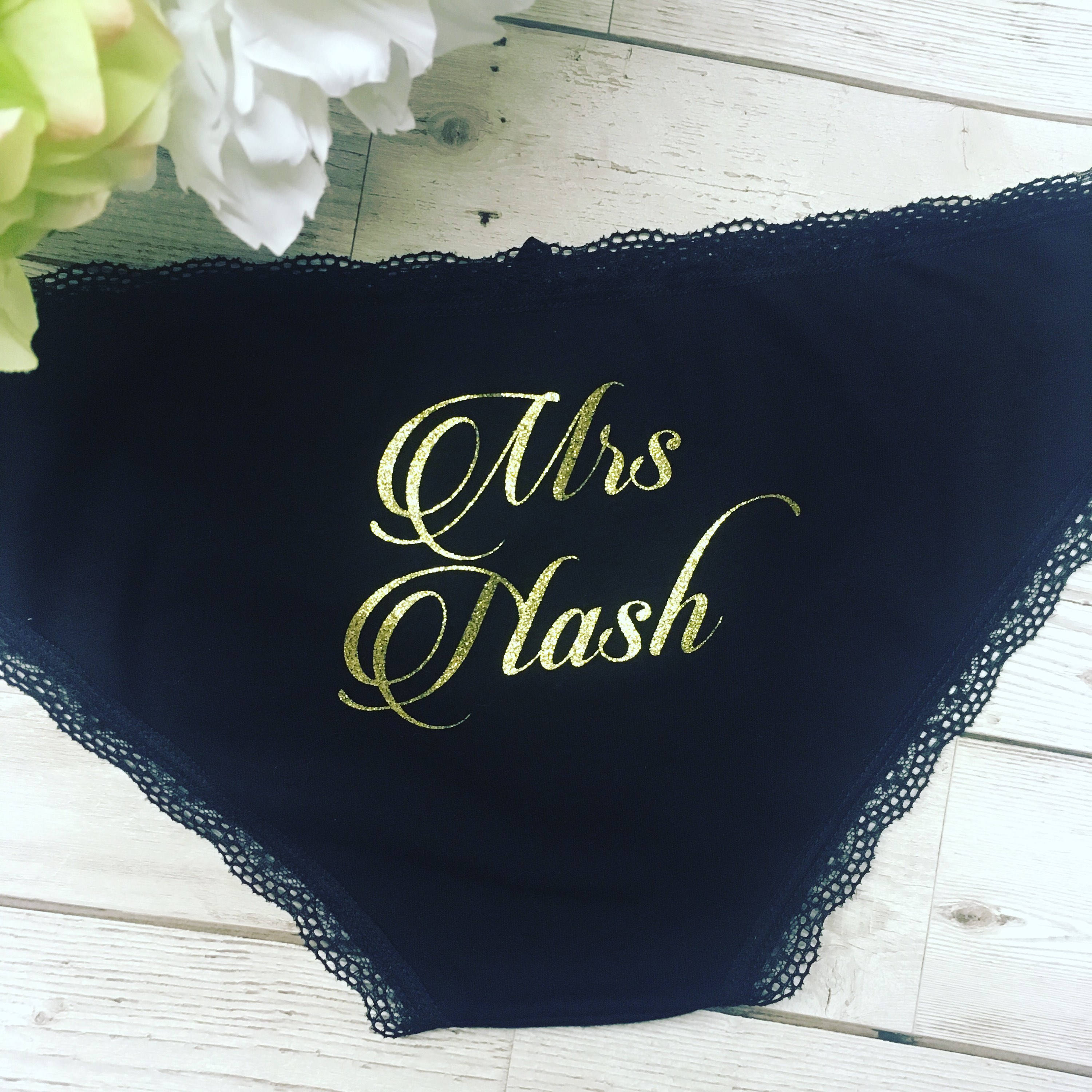 Briefs Personalised Ladies Knickers Bride/Hen Briefs Personalised Ladies Knickers Bride/Hen