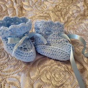 Crochet boots