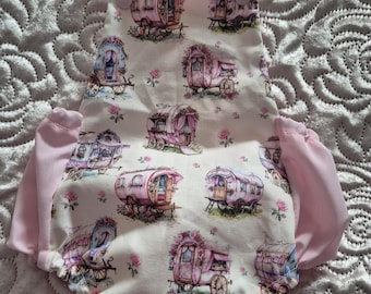 Barboteuse bébé roulotte