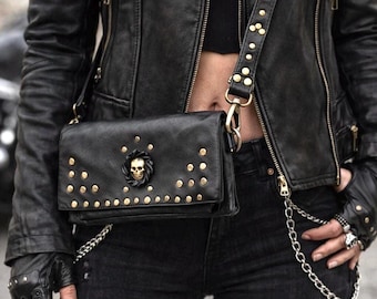 NEW Grunge Bag |leather Hobo Bag | Crossbody Bag | Dark Fashion