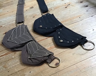 hipbag,waistbag,moneybelt,fannypack,pocketbelt,rave,festival,travel,gypsy Goa,travel,steampunk,