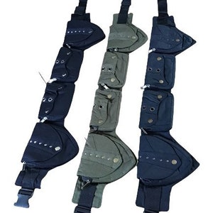 hipbag,waistbag,moneybelt,fannypack,multipocket,rave,festival,travel,gypsy Goa,travel,steampunk,