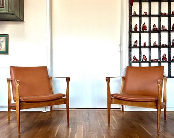 Silla Ebbe & Karen Clemmensen/ Sillas danesas, silla safari