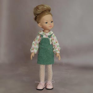 PRE-ORDER SET for Paola Reina 32 cm: corduroy sundress, blouse, tights (without shoes)
