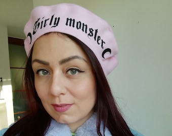 Girly Monster style gothic polar beret