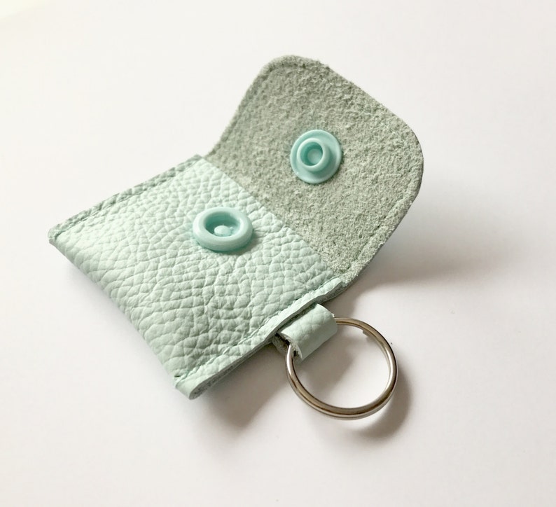 Mini leather wallet in Wishful Colour