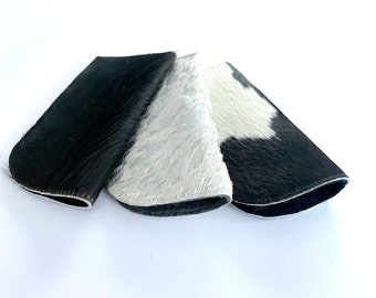 Cowhide glasses case