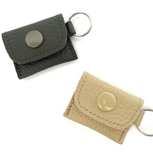 Mini-Portemonnaie aus Leder in Wunschfarbe Bild 8