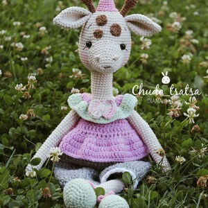 Giraffe Crochet Pattern Amigurumi Giraffe Pattern Crochet Toy PDF Pattern image 6