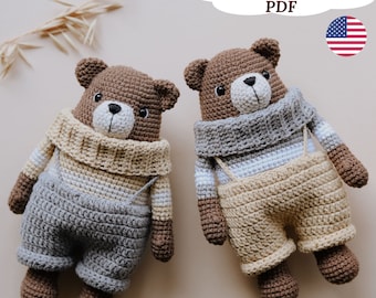 Teddybär-Häkelanleitung - basteln Sie Ihren eigenen Bären mit dieser PDF-Anleitung