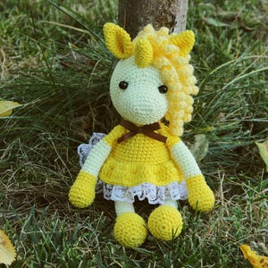 Crochet Pattern Unicorn, Amigurumi Unicorn Toy, Crochet Animal Pattern, Tutorial PDF image 3