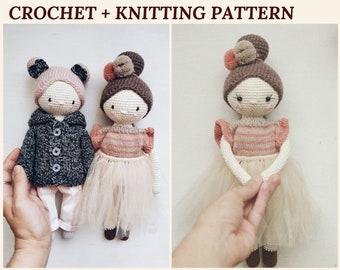 Crochet Doll Pattern Amigurumi Dolls Crochet Doll Tutorial Crochet Toy PDF