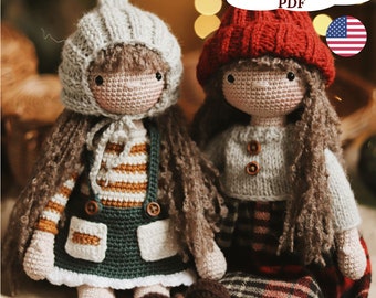 Amigurumi Doll Pattern, Molly Doll Crochet Pattern, PDF Tutorial English