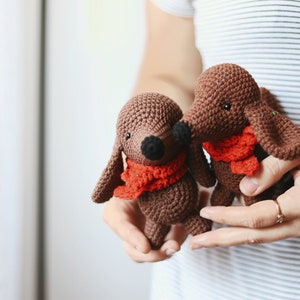 Crochet Dachshund Dog Pattern Amigurumi Dog Pattern Puppy Crochet Dog image 5