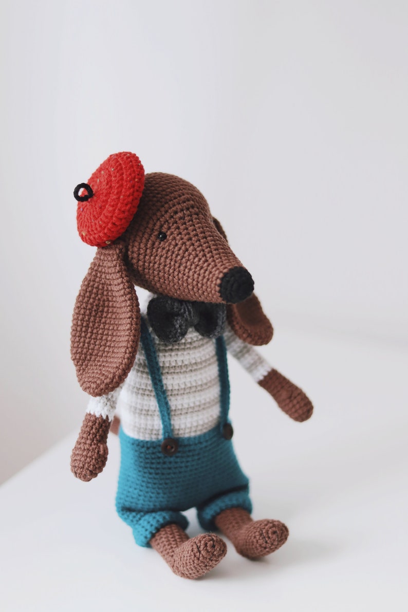 Charli Dog Crochet Pattern Dachshund Pattern Amigurumi Dog Crochet Puppy Pattern, English PDF image 4