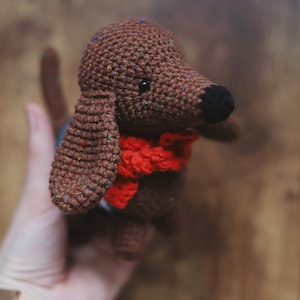 Crochet Dachshund Dog Pattern Amigurumi Dog Pattern Puppy Crochet Dog image 6