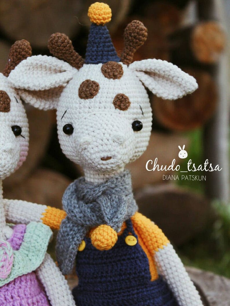 Giraffe Crochet Pattern Amigurumi Giraffe Pattern Crochet Toy PDF Pattern image 5