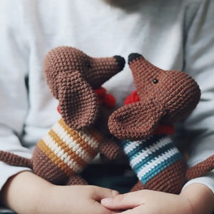 Crochet Dachshund Dog Pattern Amigurumi Dog Pattern Puppy Crochet Dog image 3