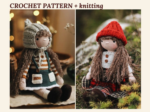 si puedes blanco como la nieve Turbulencia Molly Doll Crochet Pattern - Etsy España