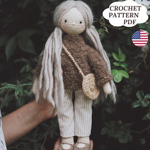 Häkelpuppe Häkelanleitung Olivia Doll Amigurumi Pattern Crochet Doll Tutorial