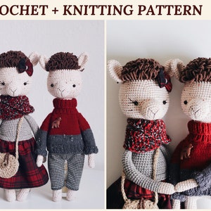 Alpaca Pattern David&Grace Crochet Pattern Llama Pattern Amigurumi Alpaca