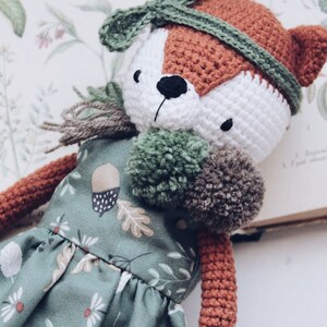 Amigurumi Crochet Fox Pattern Alice Fox Crochet Tutorial PDF image 8