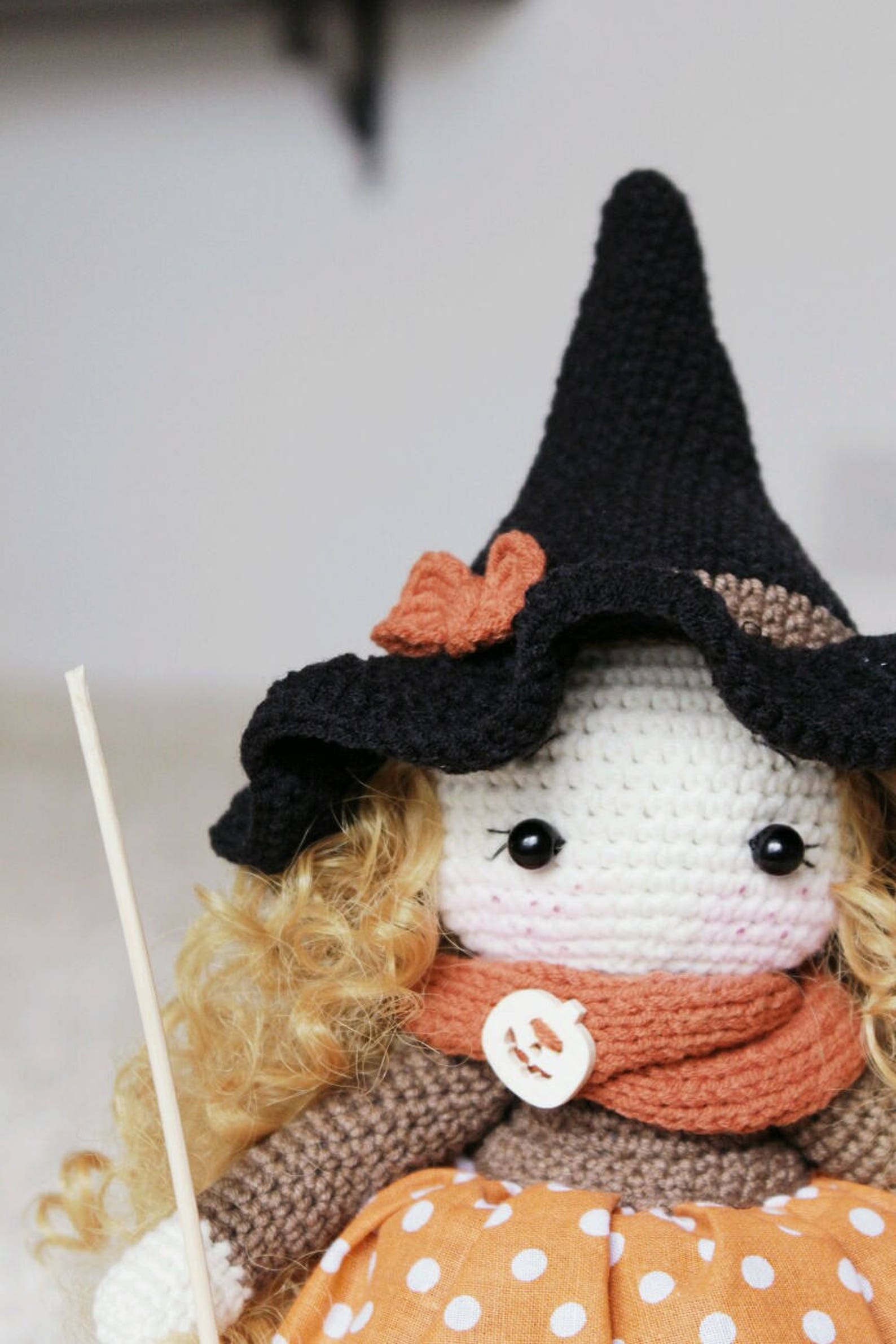 Crochet Witch Pattern Amigurumi Witch Doll Halloween Witch Etsy