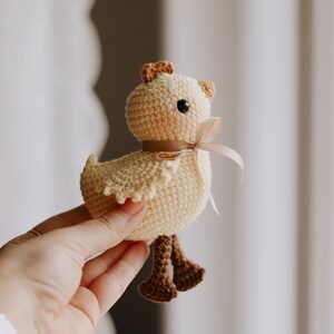 Chick Crochet Pattern, Amigurumi Chicken Pattern, Crochet Chick image 3