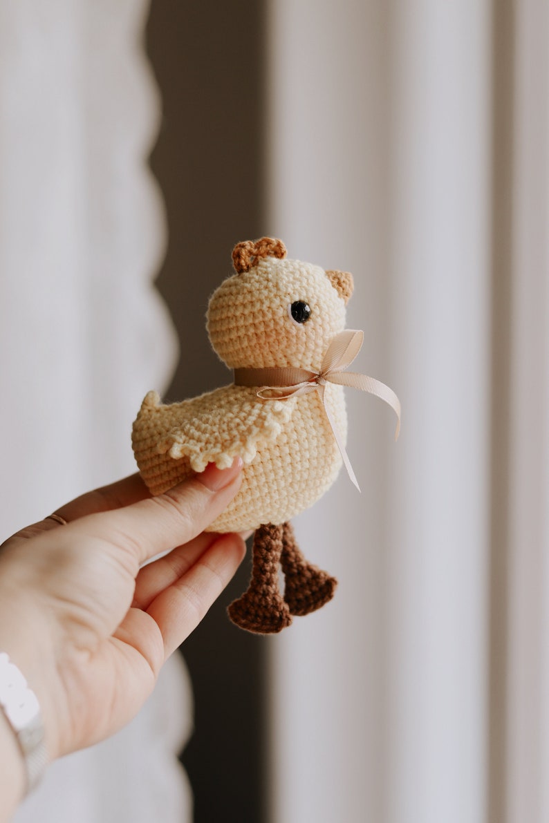 Chick Crochet Pattern, Amigurumi Chicken Pattern, Crochet Chick image 3