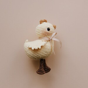 Chick Crochet Pattern, Amigurumi Chicken Pattern, Crochet Chick image 4