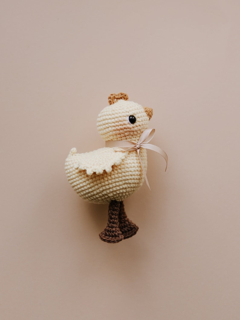 Chick Crochet Pattern, Amigurumi Chicken Pattern, Crochet Chick image 4