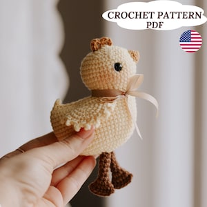 Chick Crochet Pattern, Amigurumi Chicken Pattern, Crochet Chick