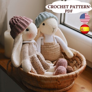 Bunny Crochet Pattern Amigurumi Rabbit Pattern Crochet Bunny PDF