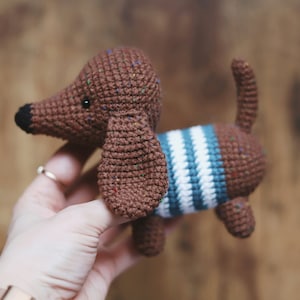 Crochet Dachshund Dog Pattern Amigurumi Dog Pattern Puppy Crochet Dog image 2