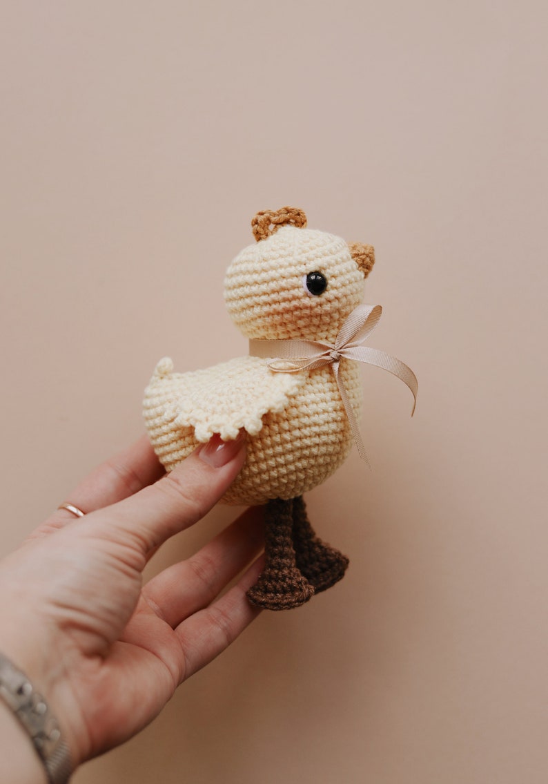 Chick Crochet Pattern, Amigurumi Chicken Pattern, Crochet Chick image 2