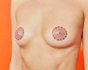 Round Latex Nipple Pasties ( Pick Your Colour )